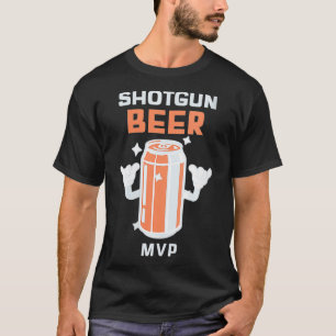 Womens Shot Beer MVP  Funny Beer Drinker VNeck  T-Shirt