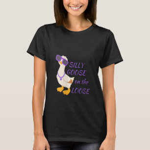 Womens Silly Goose Silly Goose On The Loose T-Shirt