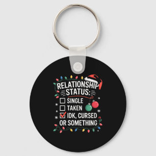 Womens Single Taken Cursed Relationship Status Chr Key Ring
