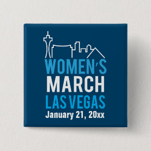 Women's Sister March Las Vegas January 15 Cm Square Badge