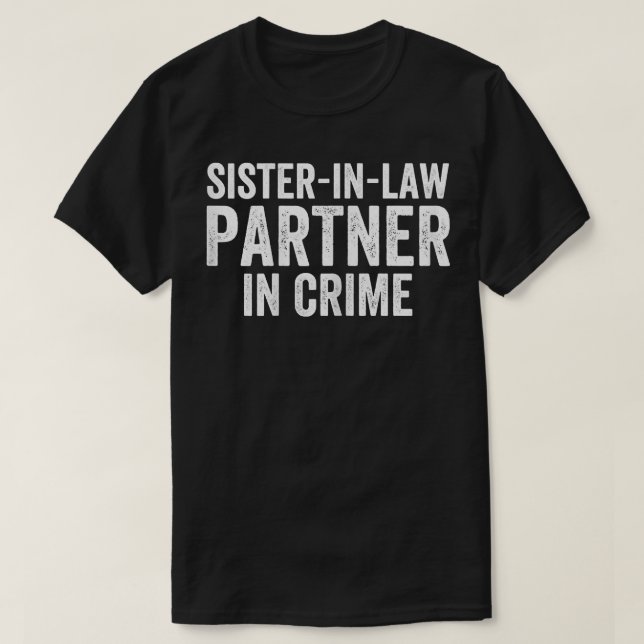 Womens SisterInLaw Cute Funny Idea Bff Bestie Matc T-Shirt (Design Front)