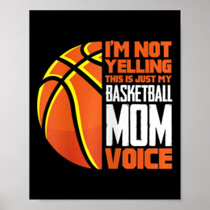 Womens Sketll Mom I'm Not Yelling This Is Sketll M Poster