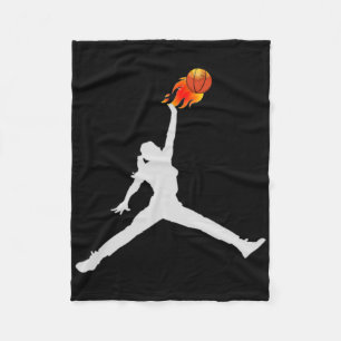 Women's Sketll Player Sketll Sports Fleece Blanket