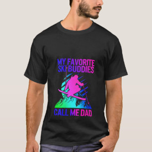 Womens Ski Dad Sweater Fathers Day Favourite Ski B