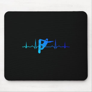 Women's Snowboarding Men's Winter Sports Snowboard Mouse Pad