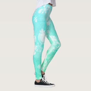 women's snowflakes Leggings