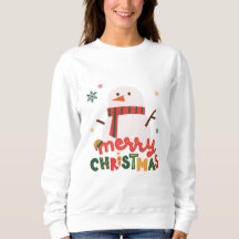 Women's snowman Christmas Shirt