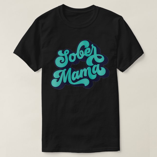 Womens Sober Mama Quote Normalise Sobriety Tank To (Design Front)