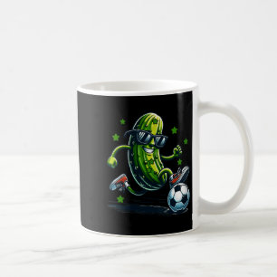 Womens soccer funny pickle with sunglasses for coffee mug