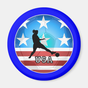 womens soccer magnet