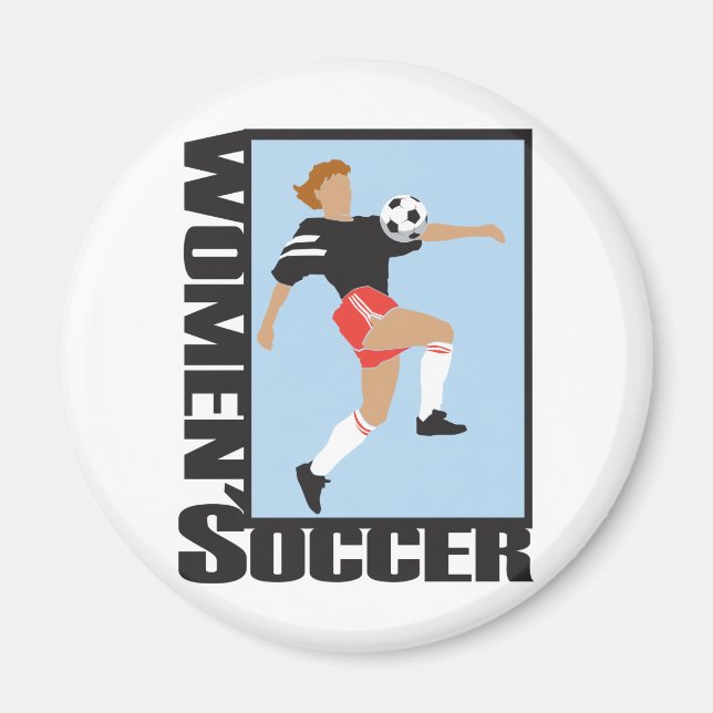 Women's Soccer Magnet (Front)