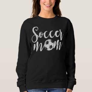 Womens Soccer Mum Family Matching Team Player Sweatshirt