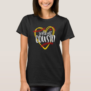 Womens Softball Cousin Family Softball for Women T-Shirt