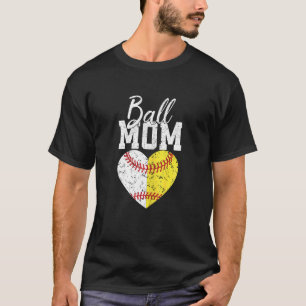 Womens Softball Mum For Women Pitcher Catcher Mot T-Shirt