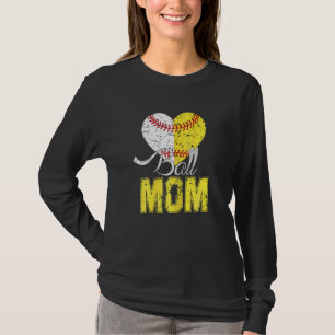 Womens Softball Mum For Women Pitcher Catcher Mot T-Shirt
