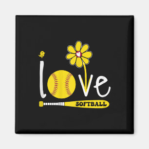 Womens Softll Shirts For Teen Girls I Love Softll Magnet