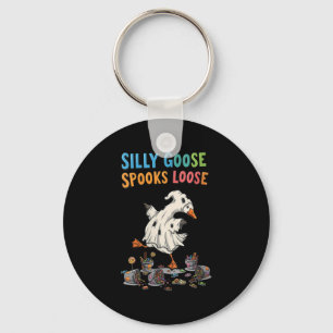 Womens Soky Goose Soks Loose Silly Duck Halloween  Key Ring
