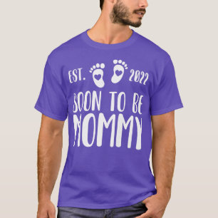 Womens Soon to be Mummy 2022 Pregnancy Announcemen T-Shirt