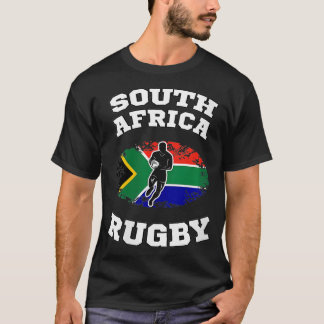 Womens South Africa Springboks Rugby VNeck  T-Shirt