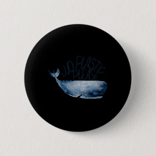 Womens Sperm Whale For Environmental Protection V 6 Cm Round Badge