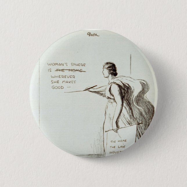 Women's Sphere Revised 6 Cm Round Badge (Front)