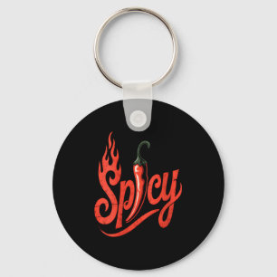 Womens spicy chilli noodles key ring
