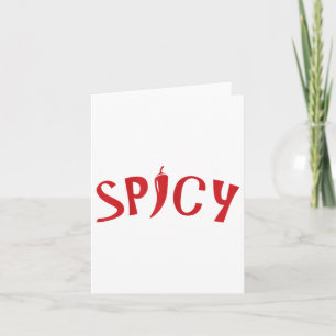 Womens Spicy Girl Hot As Pepper Good Looking Gear Card