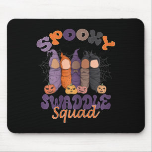 Womens Spooky Swaddle Squad Mother Mouse Pad