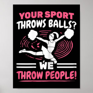Womens Sport Throws We People Cheerleader Cheer Ch Poster