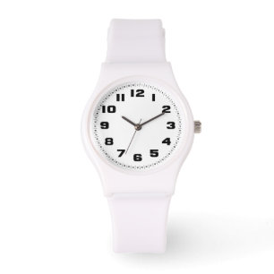 Women's Sporty White Silicon Watch