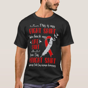 Womens Squamous Cell cinoma Awareness My Fight T-Shirt