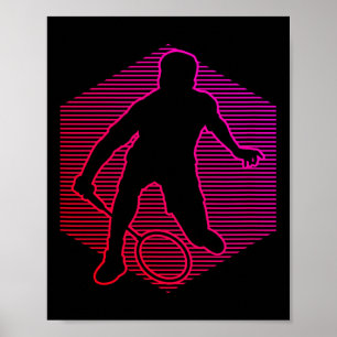 Womens Squash Mens Shuttle Badminton  Poster