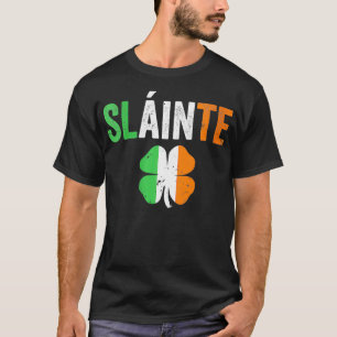 Womens St Paddys Day Women Men Irish Toast Slaint T-Shirt