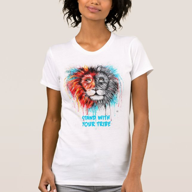Women's Stand With Your Tribe T-Shirt (Front)