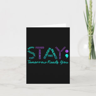 Womens Stay Tomorrow Needs You Suicide Prevention Card