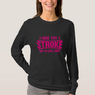Womens Stroke Survivor Cute Brain Attacks Men Wo T-Shirt
