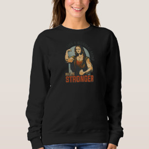 Womens Strong Arm Wrestling Mom Sweatshirt