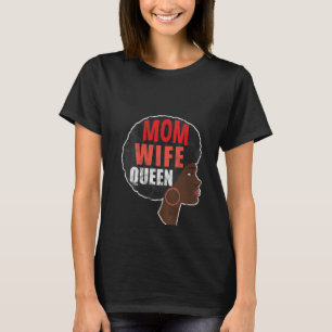 Womens Strong Mum Wife African American Special Mo T-Shirt