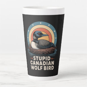 women's stupid canadian latte mug