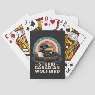 women's stupid canadian playing cards
