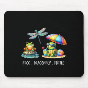 Womens Subtle Political Humour Frog Dragonfly Turt Mouse Pad