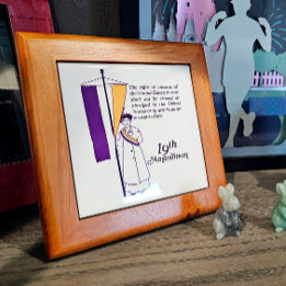 Women's Suffrage Ceramic Tile