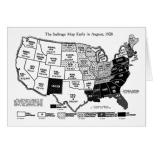Women's Suffrage Map