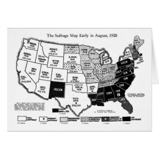 Women's Suffrage Map