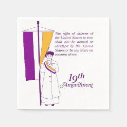 Women's Suffrage Napkin