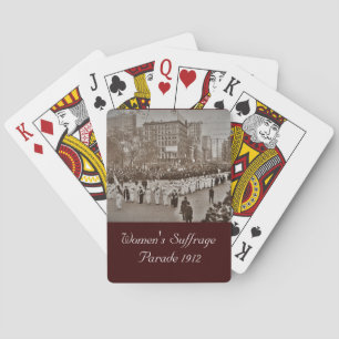 Women's Suffrage Parade 1912 Playing Cards