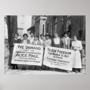 Women's Suffrage Pickets: 1917 Poster