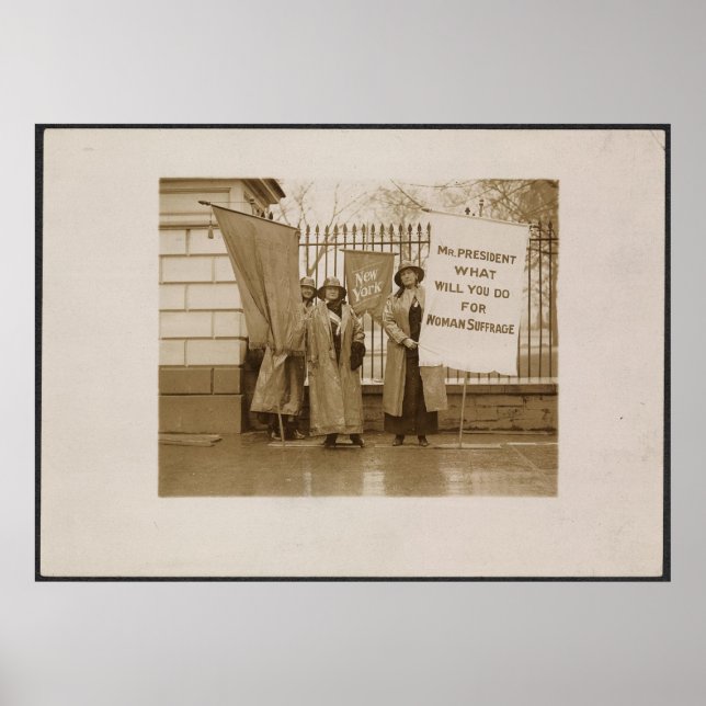 Women's suffrage poster (Front)