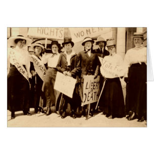 Women's  Suffrage Vintage Photo Card