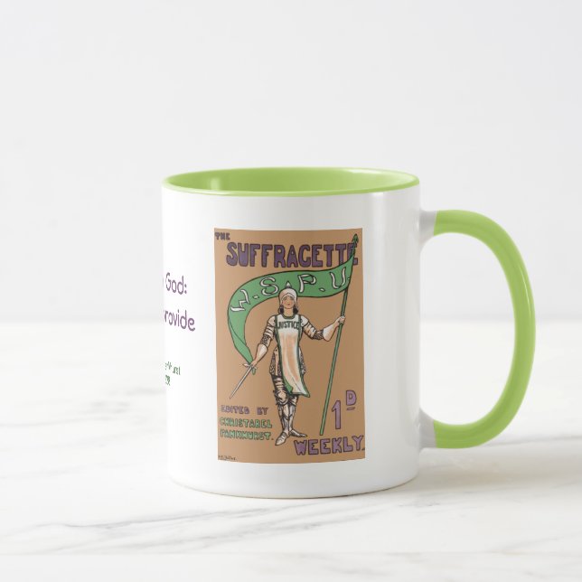 Womens Suffragette Magazine Gift Mug 2 (Right)